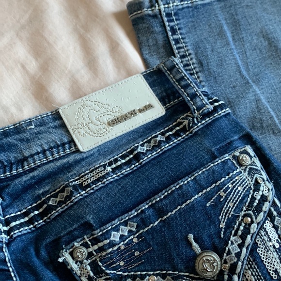 Grace in LA light wash boot cut jeans size 27 easy fit - Picture 3 of 10